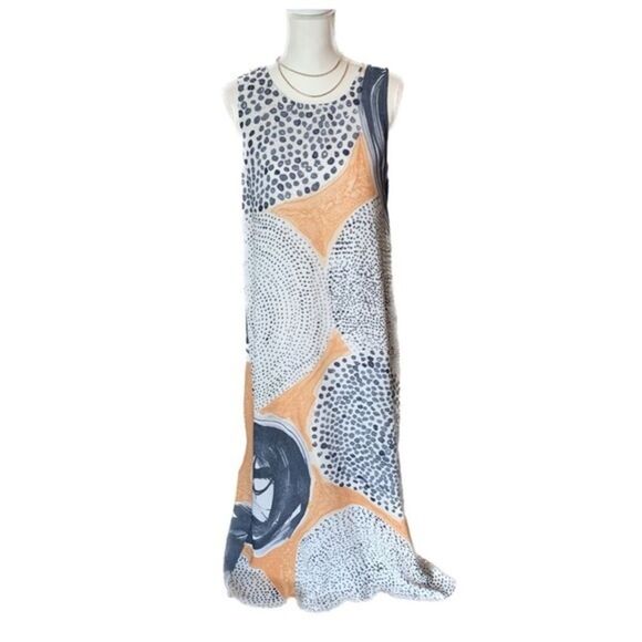NIC+ZOE Sungrove Georgette Printed Long Dress - Picture 1 of 9